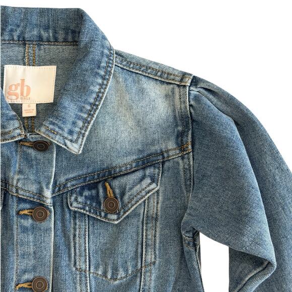 GB GIRLS Denim Jacket Size 6 - Picture 3 of 5